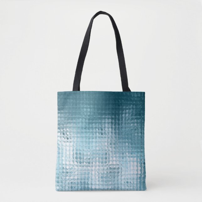 Elegant Blue Abstract: Beautiful Background Tote Bag (Front)