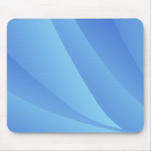 Elegant Blue Abstract Geometric Background Mouse Pad