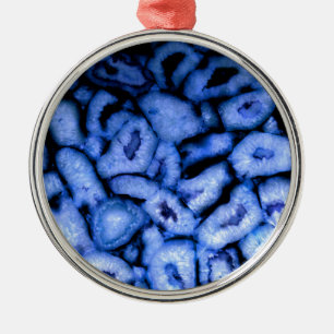 Elegant blue agates blue gemstones blue quartz metal tree decoration