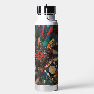Elegant Blue "Ancient Indigenous Chronicles" Insul Water Bottle