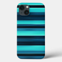 Elegant Blue and Black Striped Sleek Modern Design