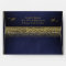 Elegant Blue and Gold Glitter Wedding Envelopes