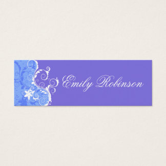 Elegant Blue and White Flowers