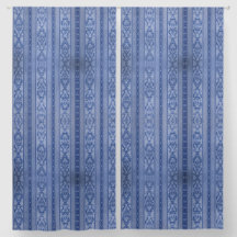 Elegant Blue Boroque Style Pattern
