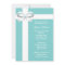 Elegant Blue Bridal Shower Invitation