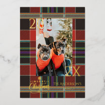 Elegant Blue Buffalo Plaid Christmas