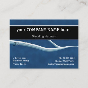 Elegant Blue Business Card