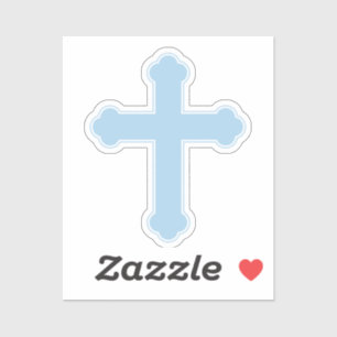 Elegant Blue Cross 