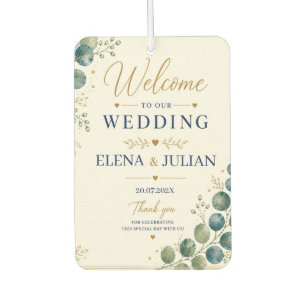 Elegant Blue Eucalyptus  Car Air Freshener