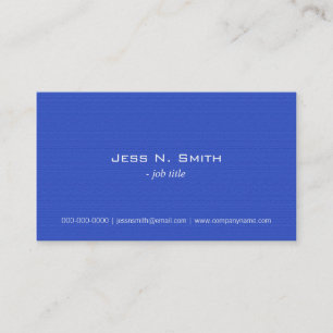 Elegant blue fabric texture simple business cards. business card