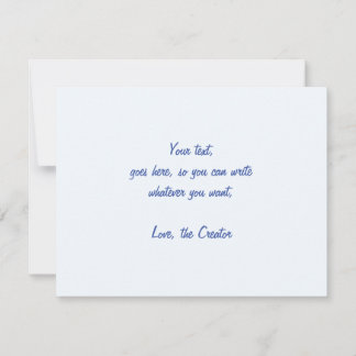Elegant Blue Floral Invitation Template