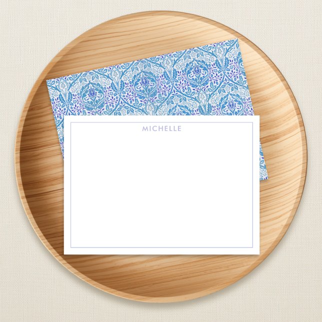Elegant Blue Floral Pattern Card (Creator Uploaded)