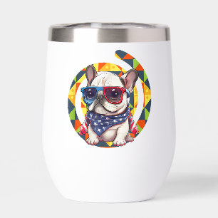 Elegant Blue Floral Pattern Ceramic