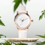 Elegant Blue Floral  personalised eWatch Watch<br><div class="desc">Gift for her,  blue floral wrist watch</div>