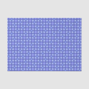 Elegant Blue Geometric Pattern Modern Chic Tissue Paper