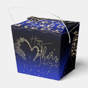 Elegant blue gift box for Mother's Day