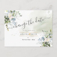 Elegant Blue Gum Foliage Change the Date