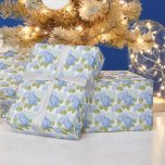 Elegant Blue Hydragea Flowers Pattern  Wrapping Paper<br><div class="desc">Wrap your gifts in timeless elegance with the Elegant Blue Hydrangea Flowers Pattern Wrapping Paper. Featuring a delicate floral design in soft blue hues, this paper adds a sophisticated and charming touch to any present. Perfect for birthdays, weddings, anniversaries, and special occasions, it enhances your gift presentation with a refined...</div>