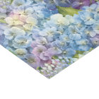 Elegant Blue Hydrangea Floral Pattern Decoupage