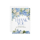 Elegant Blue Hydrangea White Roses Floral Wedding