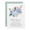 Elegant Blue Hydrangea with Details Bridal Shower