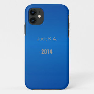 Elegant blue iPhone 5 case