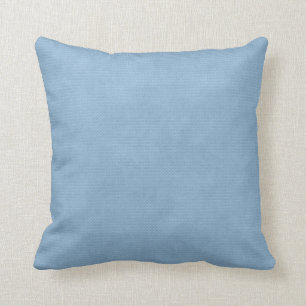 Elegant Blue Leather Cushion