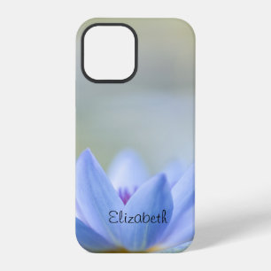 Elegant Blue Lotus iPhone 12 Pro Case