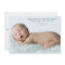 Elegant Blue Photo Overlay Baby Boy Birth