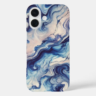 Elegant Blue & Purple Abstract Phone Case ✨