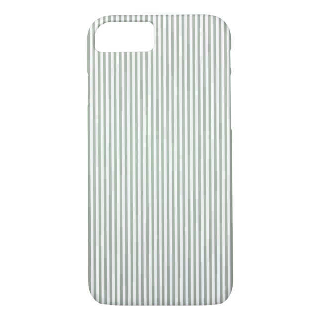 Elegant Blue Striped Pattern Case-Mate iPhone Case (Back)
