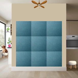 Elegant Blue Textured - Stylish Home & Kitchen Tile