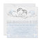 Elegant Blue Twin Boy Baby Shower