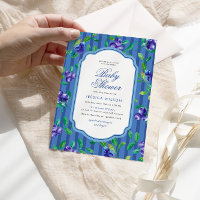 Elegant Blueberry Berry Sweet Baby Shower