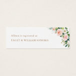 Elegant Blush Bridal Shower Registry Insert Cards<br><div class="desc">Elegant Blush Bridal Shower Registry Insert Cards</div>