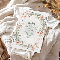 Elegant Blush Floral Baby in Bloom Shower