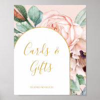 Elegant Blush Floral Garden Pastel Cards And Gifts