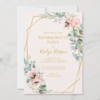 Elegant Blush Floral | Pastel Bachelorette Party