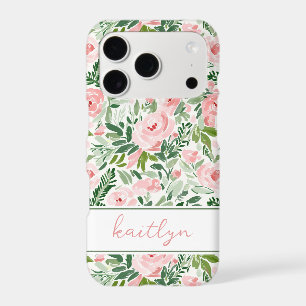Elegant Blush Floral Watercolor Personalised