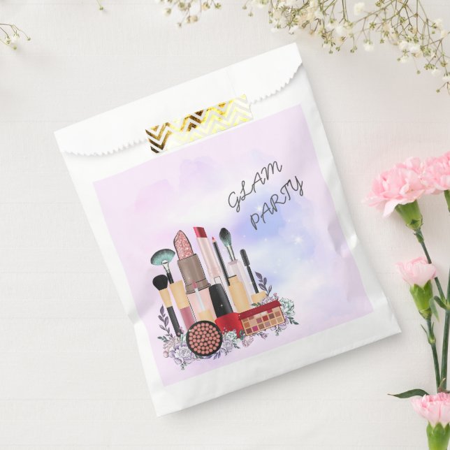 Elegant Blush Girly Pink Makeup Artist Glamour Favour Bags (Sealed)