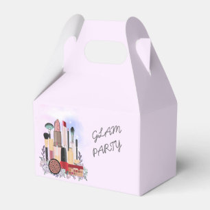 Elegant Blush Girly Pink Makeup Artist Glamour Favour Box