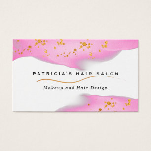 Elegant Blush Pink And Gold Glitter Gift Card