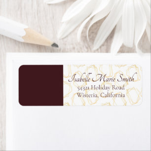 Elegant Blush Pink Anemone Floral Geometric Frames