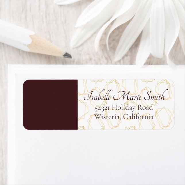 Elegant Blush Pink Anemone Floral Geometric Frames (Insitu)