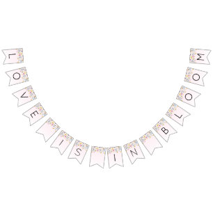 Elegant Blush Pink Bridal Shower  Bunting