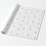 Elegant blush pink christmas trees wrapping paper<br><div class="desc">Elegant blush pink christmas trees pattern Wrapping Paper.</div>