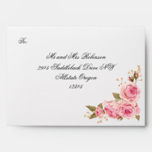Elegant Blush Pink Envelope