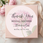 Elegant Blush Pink Floral Bridal Shower Thank You Classic Round Sticker<br><div class="desc">Picture your event styled with Elegant Romantic Blush Pink Floral Bridal Shower pieces designed to match effortlessly. From decorations to small details,  the soft blush watercolor florals create a cohesive,  elegant look that feels romantic,  easy,  and beautifully put together.</div>