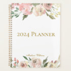 Elegant Blush Pink Floral Peony Personalised 2023