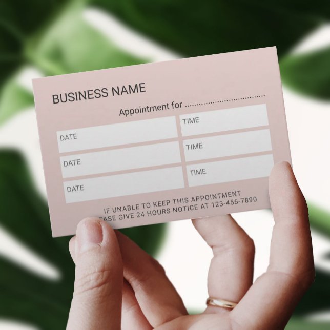 Elegant Blush Pink & Marble Salon Spa Appointment (Creator Uploaded)